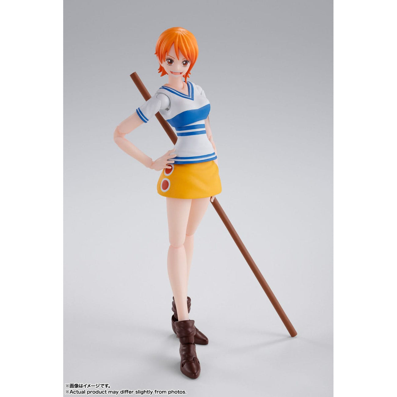 Produktbild One Piece S.H. Figuarts Actionfigur Nami Romance Dawn 14 cm