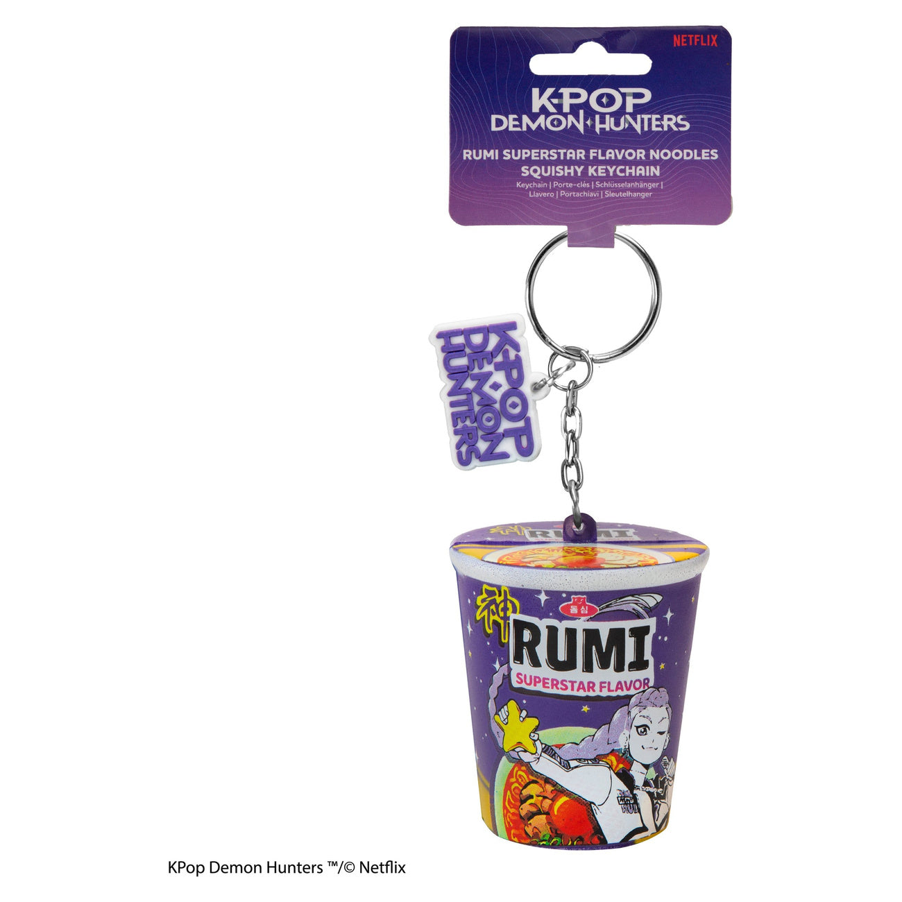 Produktbild KPop Demon Hunters Squishy Schlüsselanhänger Rumi Superstar
