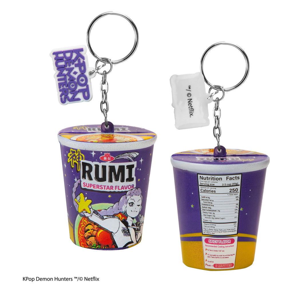 Produktbild KPop Demon Hunters Squishy Schlüsselanhänger Rumi Superstar