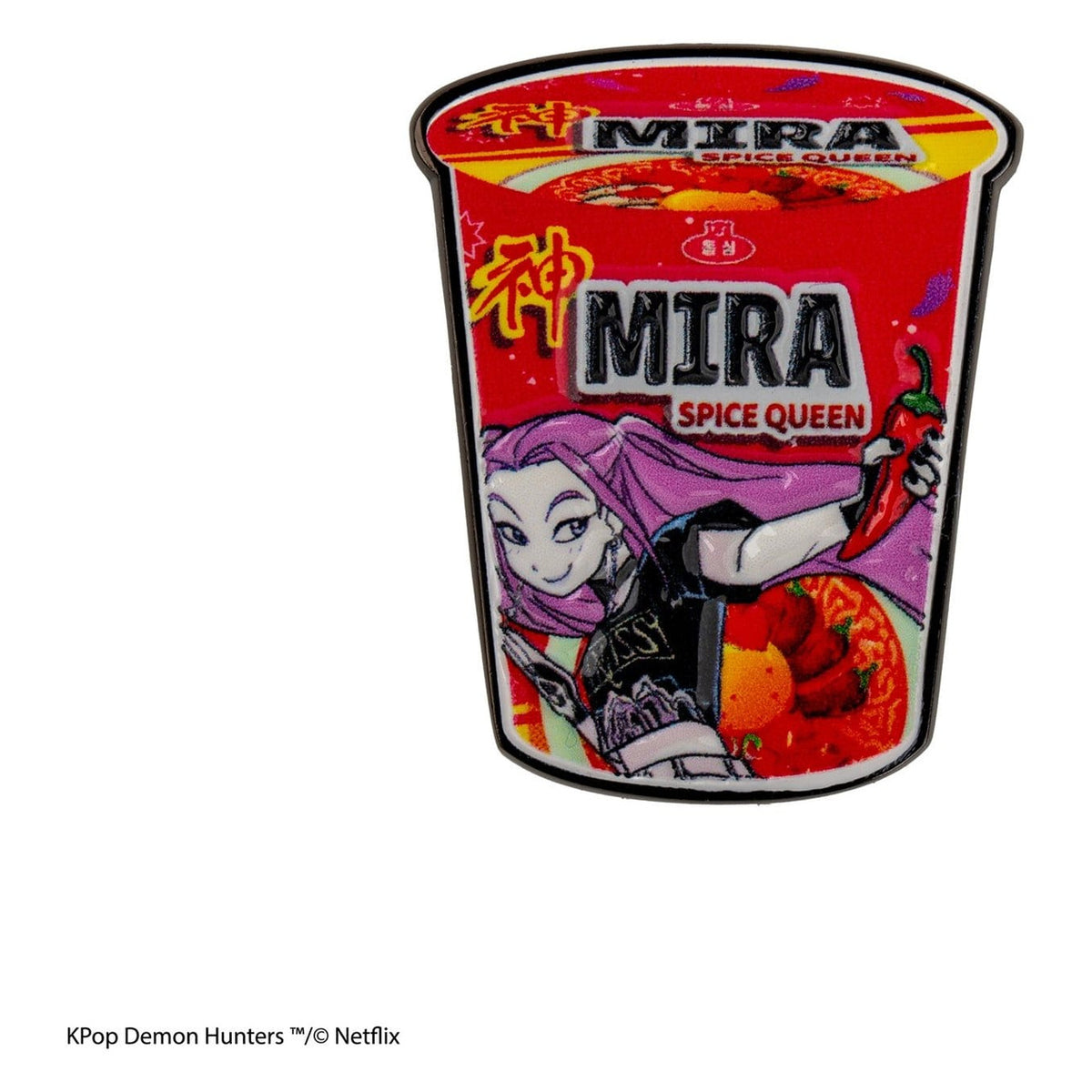 Produktbild KPop Demon Hunters Pin Mira Spice Queen Noodles