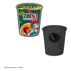 Image produit Pin's KPop Demon Hunters Zoey Hamburger Noodles