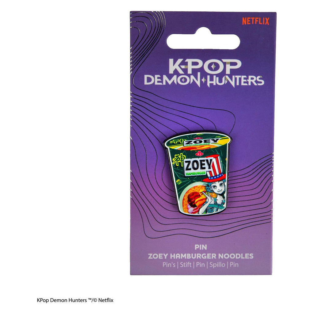 Image produit Pin's KPop Demon Hunters Zoey Hamburger Noodles