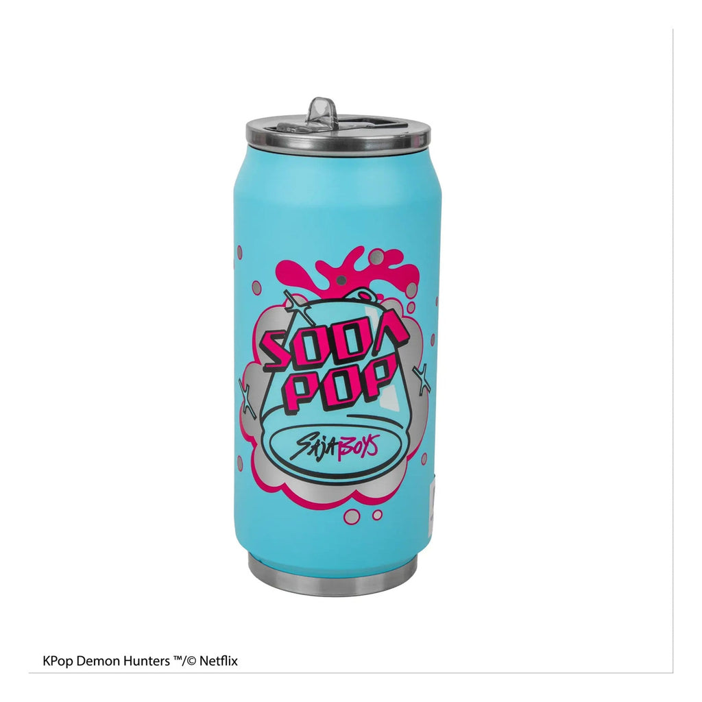 Produktbild KPop Demon Hunters Thermobecher mit Strohhalm Soda Pop Can