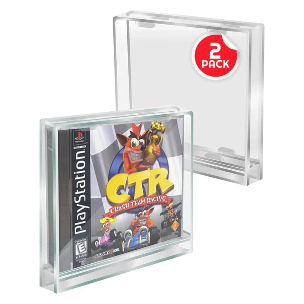 Immagine del prodotto Confezione da 2 custodie in acrilico per PlayStation 1