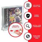 Immagine del prodotto Confezione da 2 custodie in acrilico per PlayStation 1