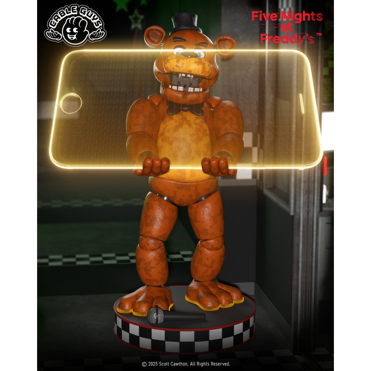 Produktbild Five Nights At Freddy's Cable Guys Lade-Halter Freddy