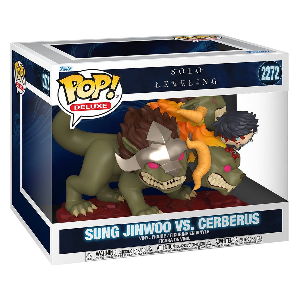 Produktbild Solo Leveling POP! Deluxe Vinyl Figur Jinwoo Vs Cerberus 9