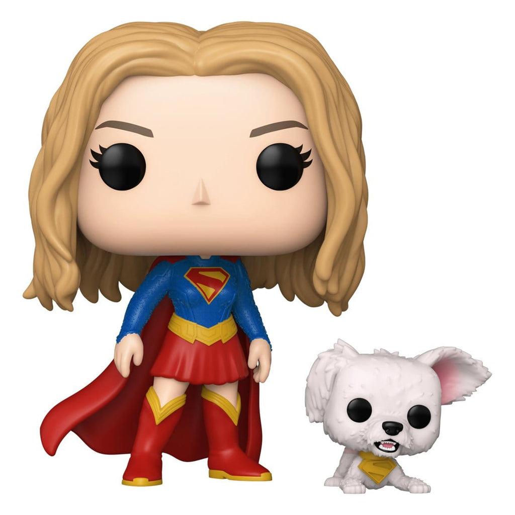 Image produit Figurine vinyle POP! Heroes Supergirl (2026) avec Krypto