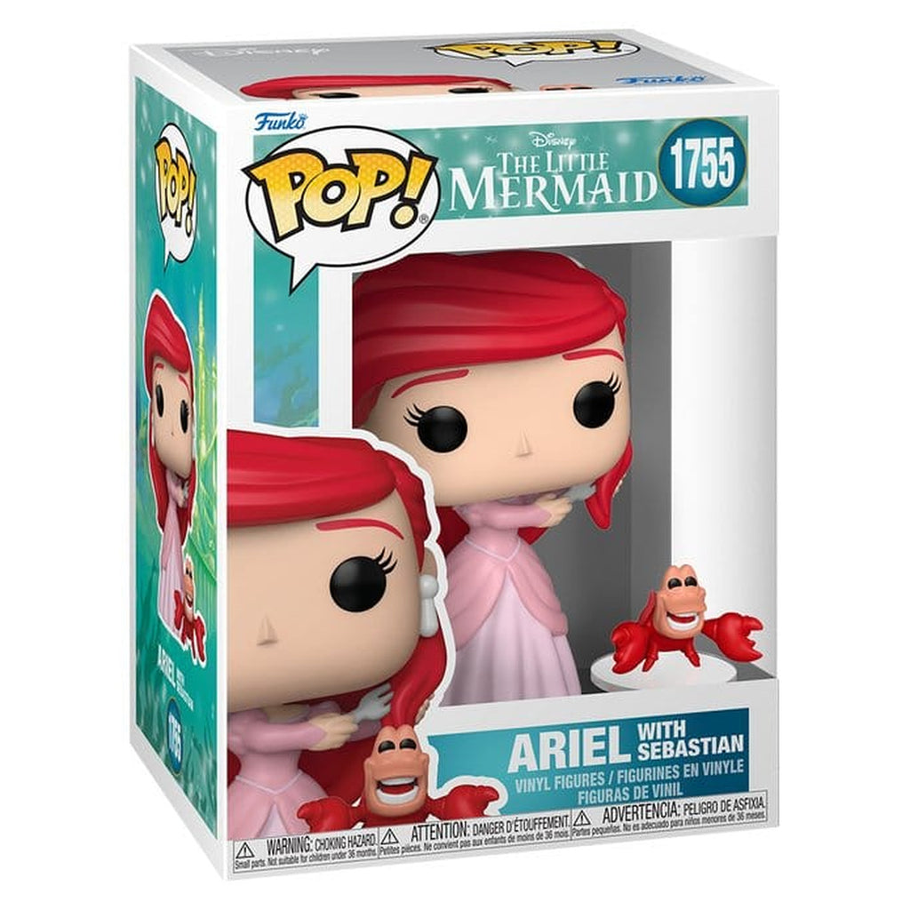 Immagine del prodotto La Sirenetta figura POP! in vinile S3 – Ariel con Sebastian
