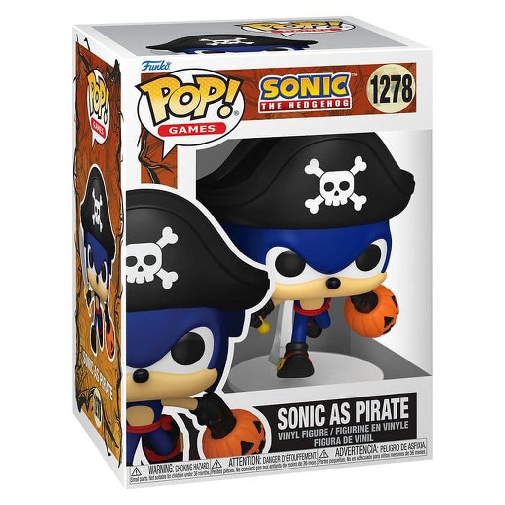 Produktbild Sonic the Hedgehog POP! Games Vinyl Figur Pirate Sonic 9 cm