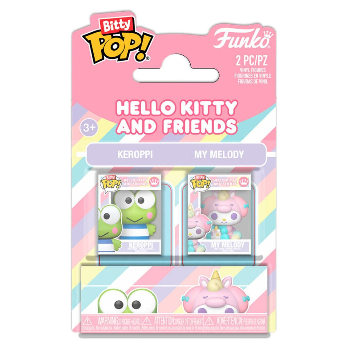 Immagine del prodotto Figure in vinile Sanrio Bitty POP! confezione da 2 K & MM 2 cm