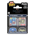 Immagine del prodotto Marvel IS Bitty POP! Mini figure in vinile set da 2 Cap & Hulk 2 cm
