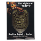 Product image Five Nights at Freddy's Security Badge Replica Antique Brass