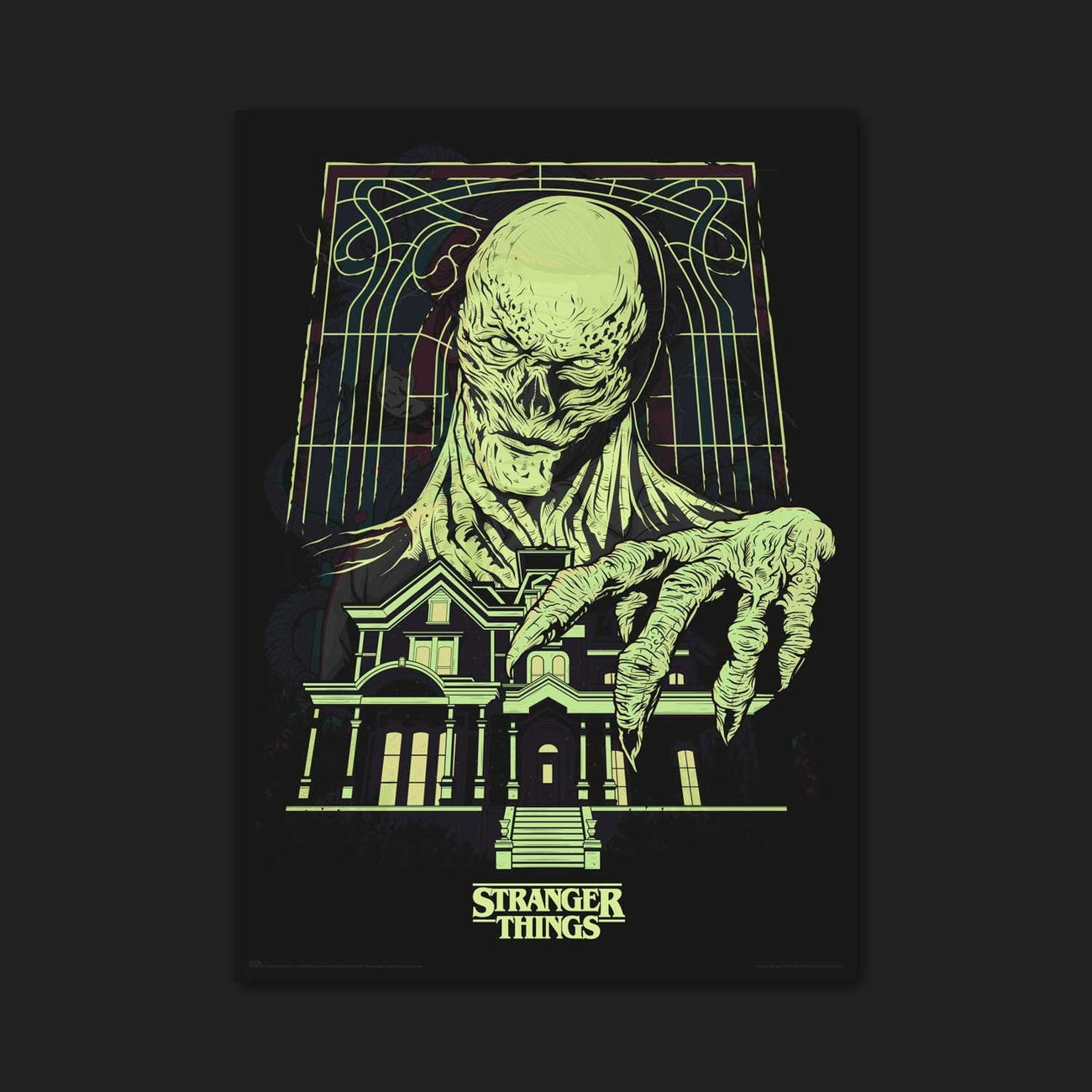 Produktbild Stranger Things Leuchtendes Poster Premium 50 x 70 cm
