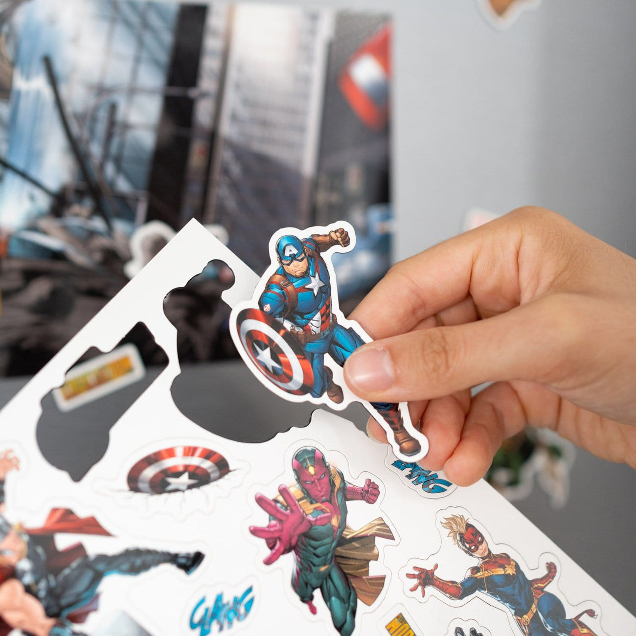 Immagine del prodotto Set di magneti fustellati Marvel Avengers