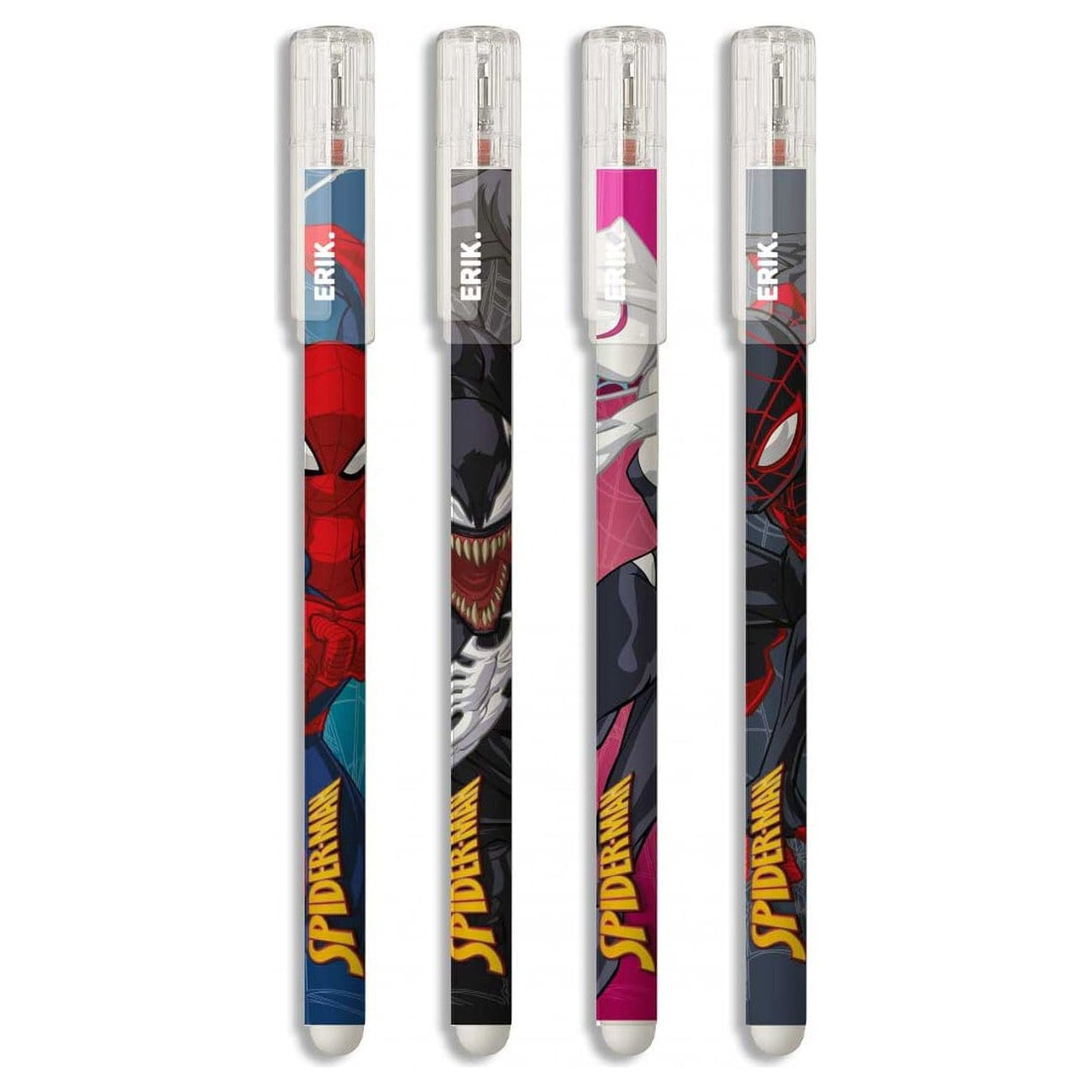 Image produit Spider-Man - Set de 4 stylos effaçables