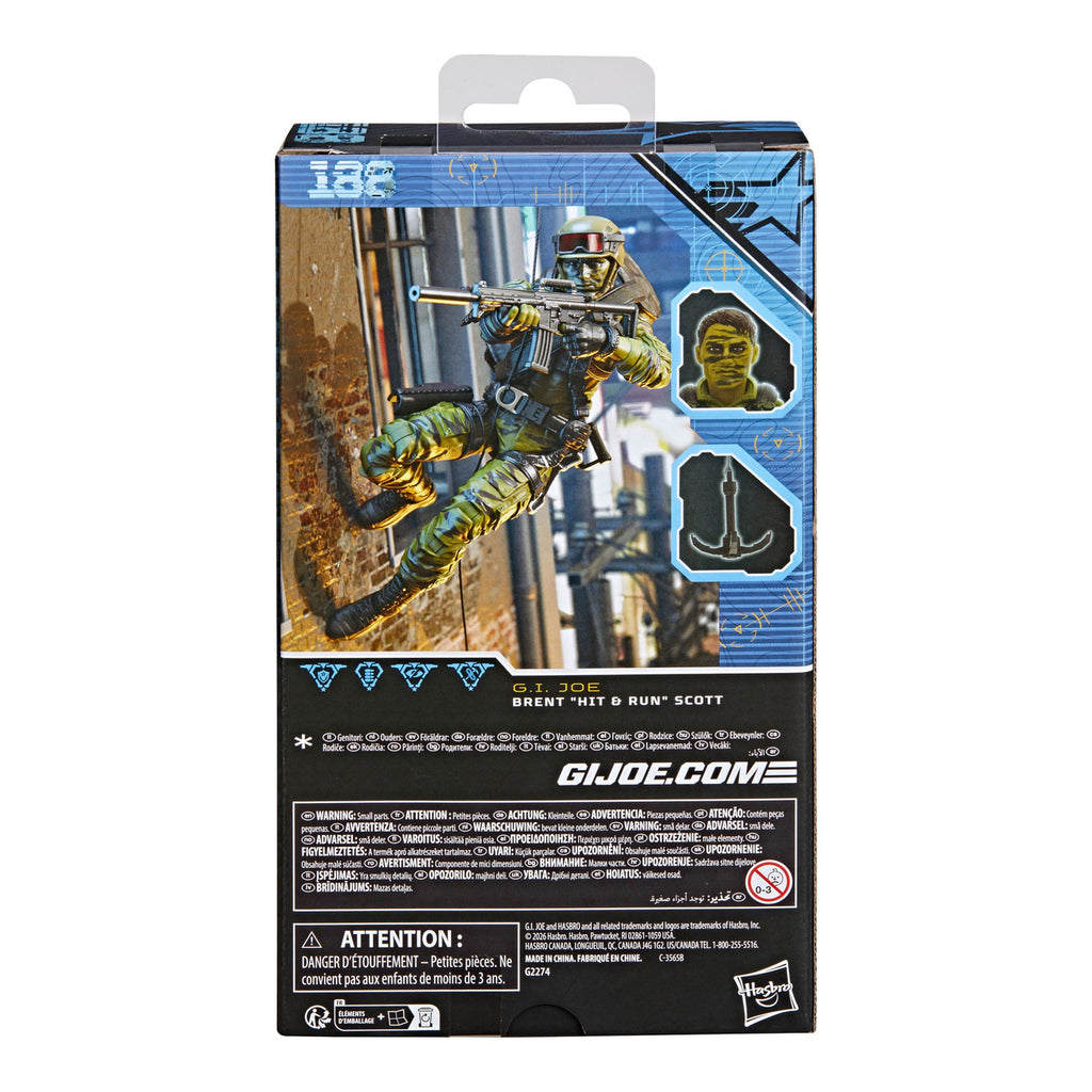 Immagine del prodotto Action figure G.I. Joe Classified Series Brent "Hit & Run"