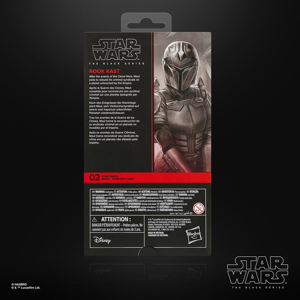 Immagine del prodotto Action figure Rook Black Series Star Wars: Maul - Shadow Lord