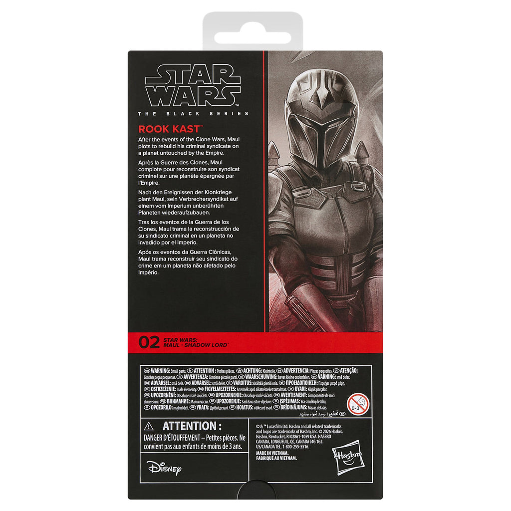 Immagine del prodotto Action figure Rook Black Series Star Wars: Maul - Shadow Lord