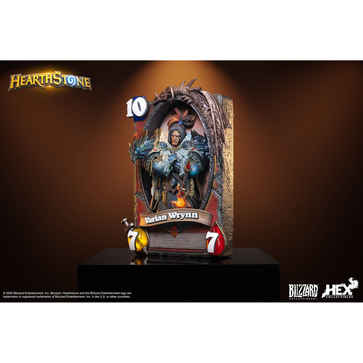 Immagine del prodotto Statua 3D Art Frame Hearthstone Varian Wrynn 31 cm
