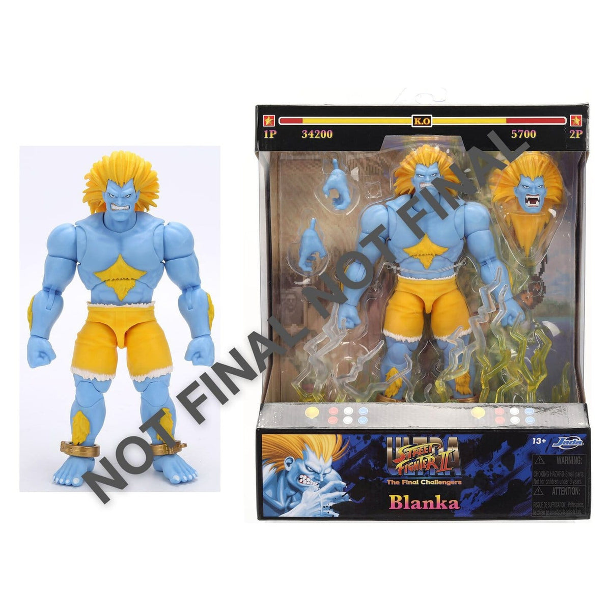 Image produit Figurine articulée Street Fighter II Blanka P2 19 cm