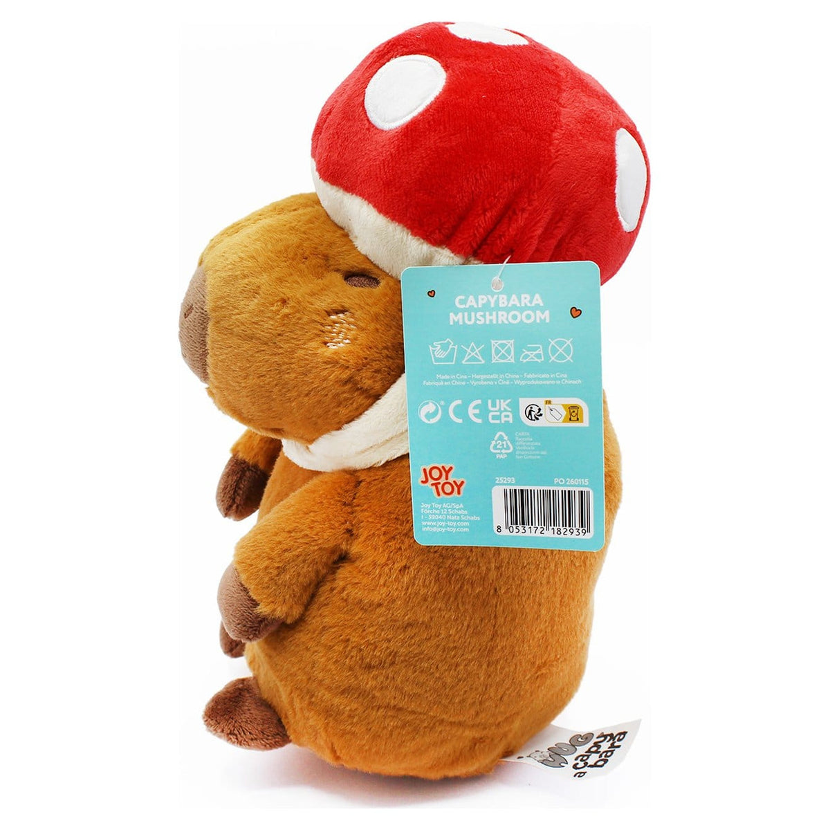 Produktbild Capybara Plüschfigur Mushroom 23 cm