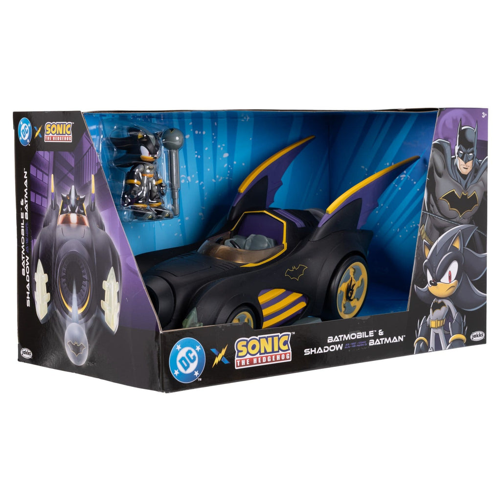 Immagine del prodotto DC x Sonic - The Hedgehog Action figure di Shadow con veicolo