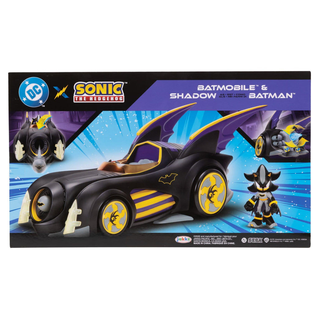 Immagine del prodotto DC x Sonic - The Hedgehog Action figure di Shadow con veicolo