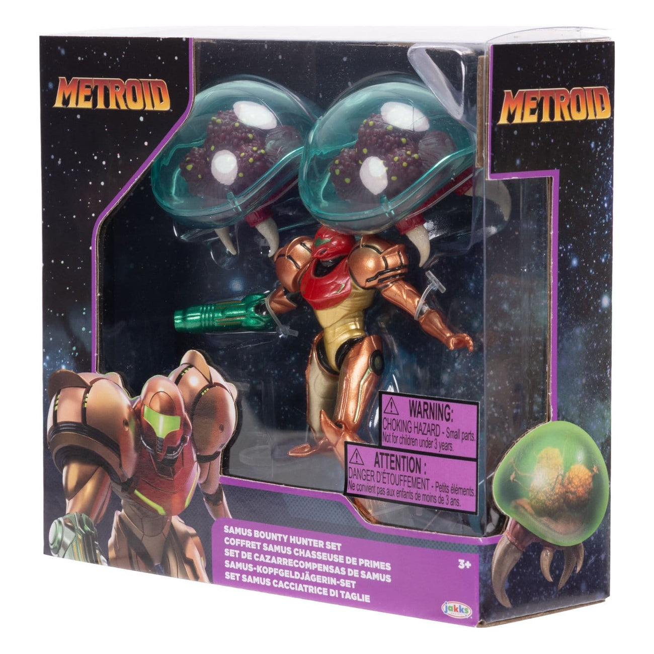 Immagine del prodotto World of Nintendo Metroid Confezione da 3 minifigure Samus Bounty