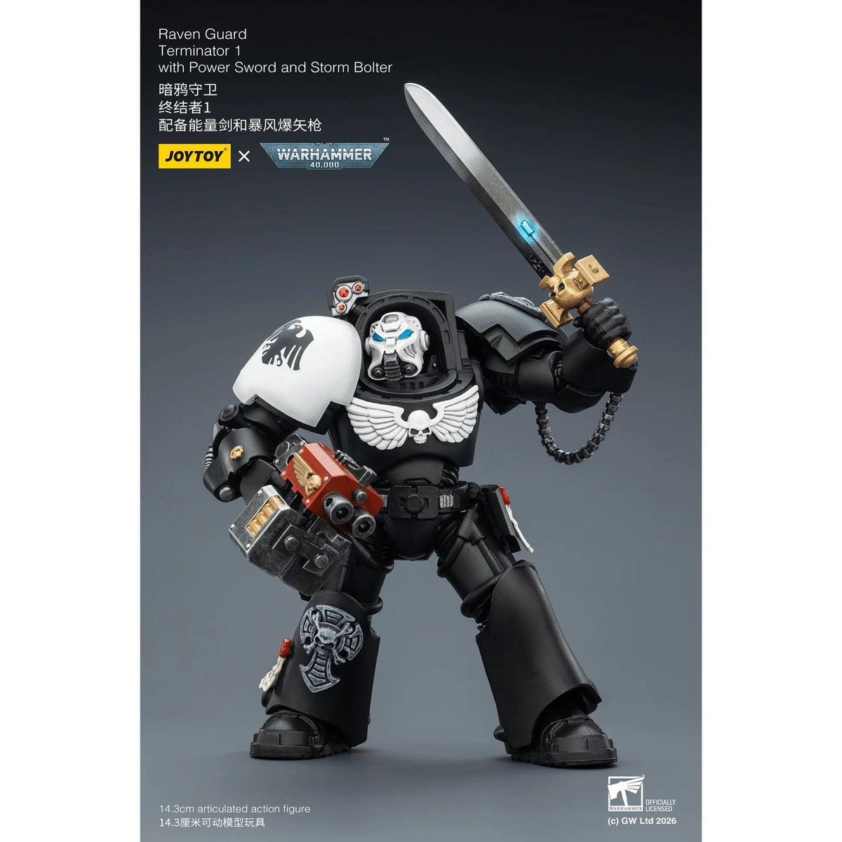 Product image Warhammer 40,000 Raven Guard Terminator 1 Action Figure with