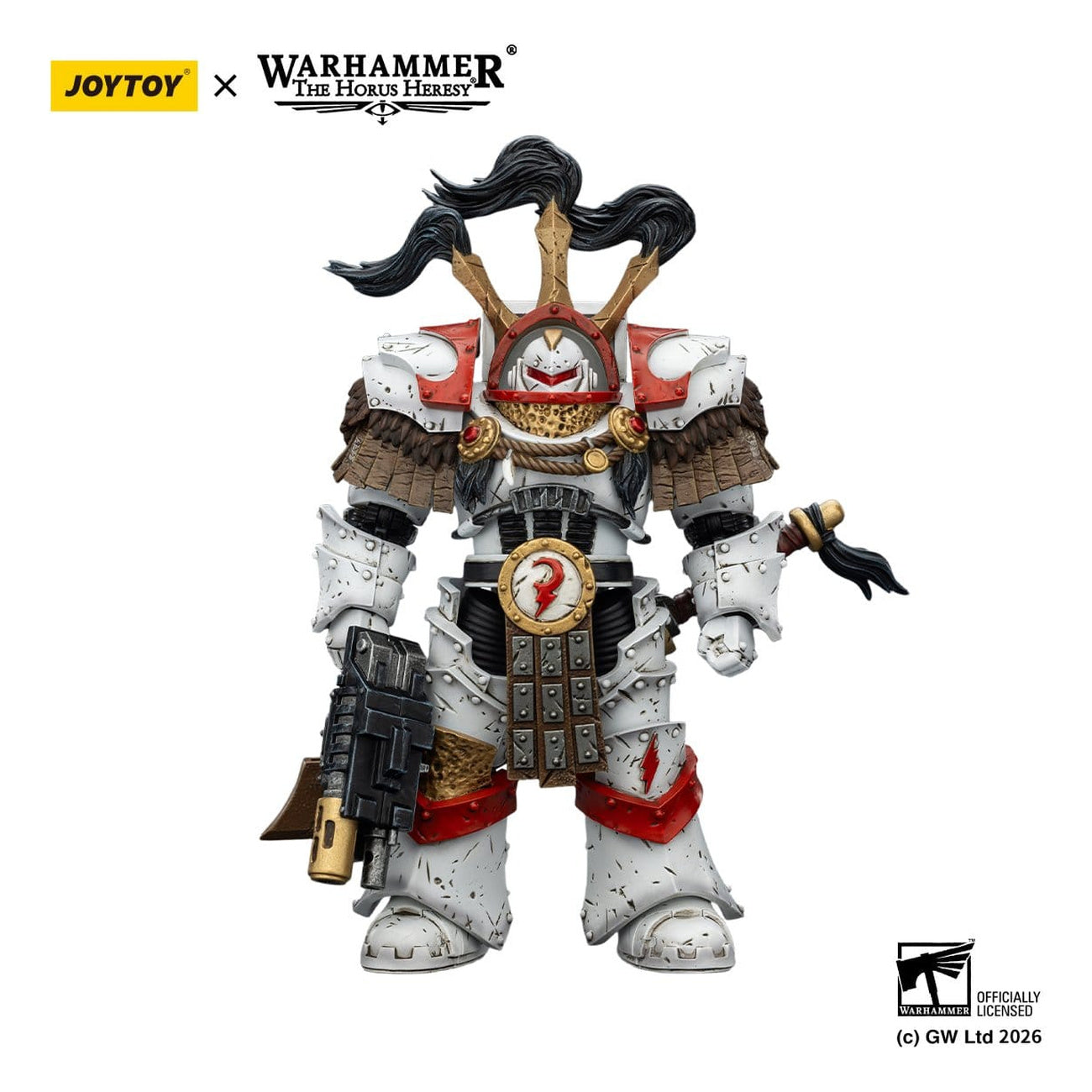 Product image Warhammer 40,000 White Scars Legion Praetor Action Figure in