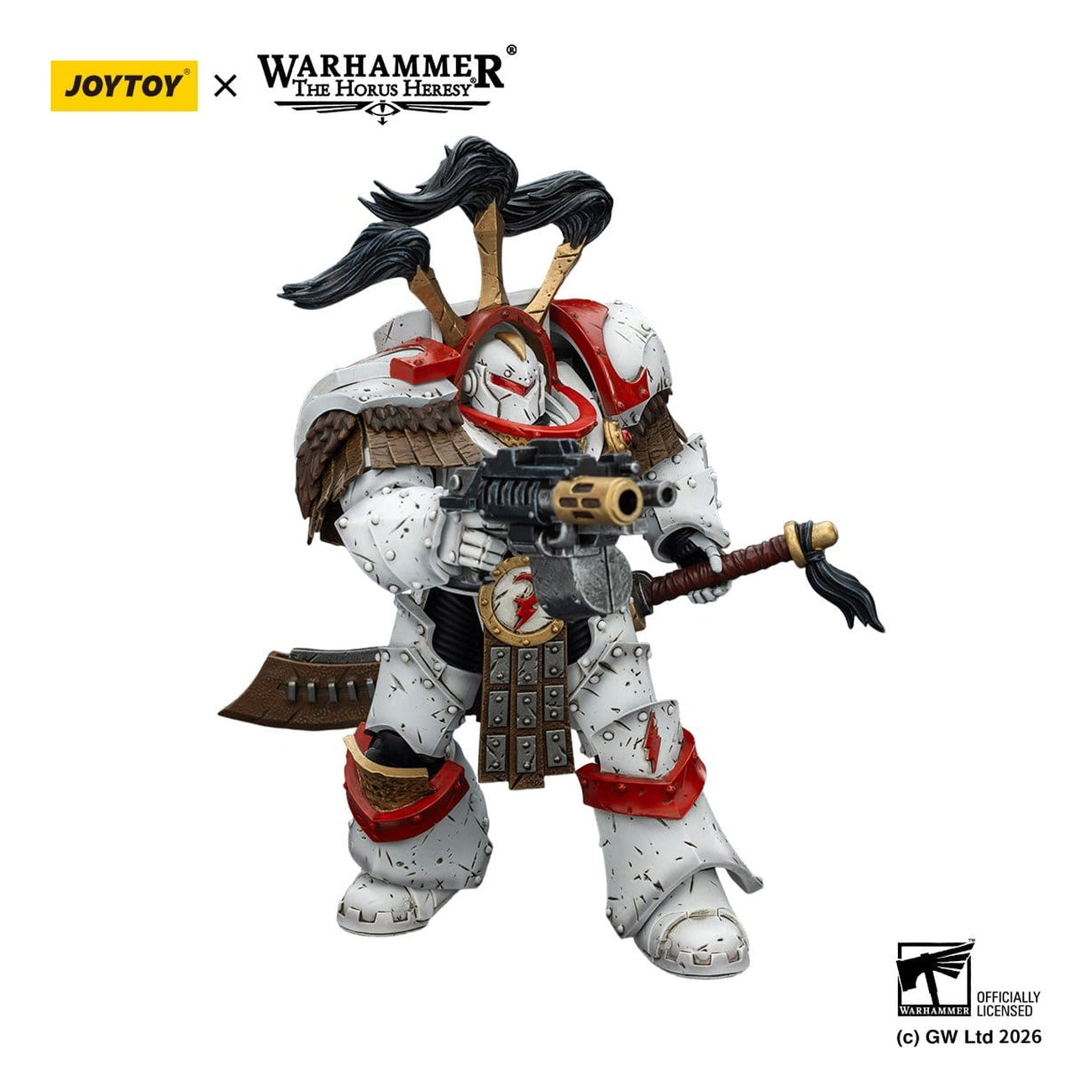 Produktbild Warhammer 40,000 Actionfigur White Scars Legion Praetor in