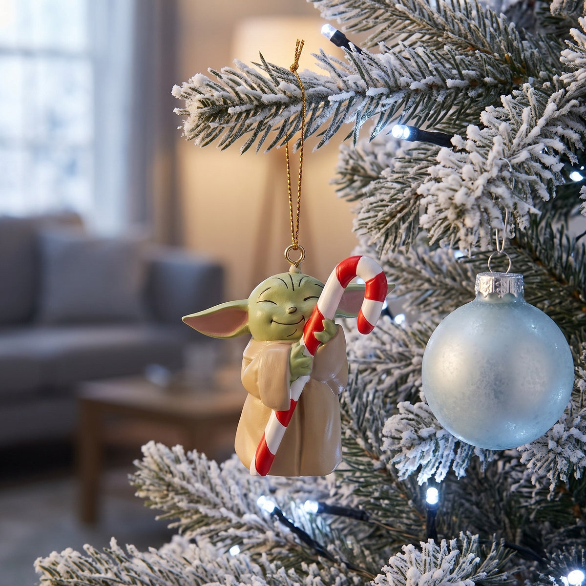 Produktbild Grogu Candy Cane Weihnachtsbaum-Schmuck - Star Wars The Mandalorian