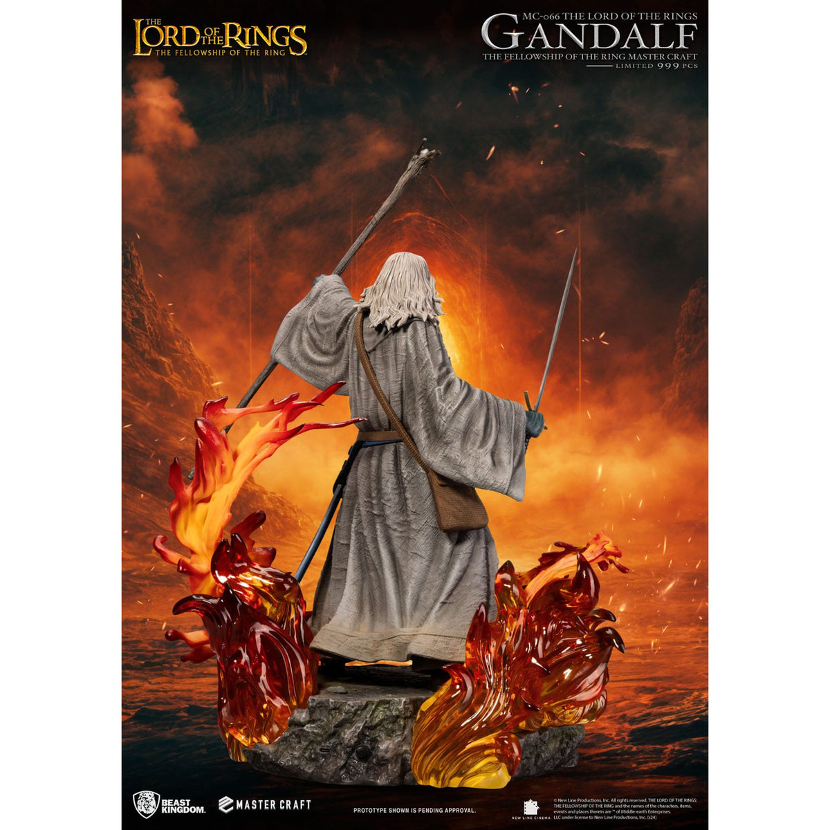 Produktbild Herr der Ringe Master Craft Statue Gandalf 58 cm