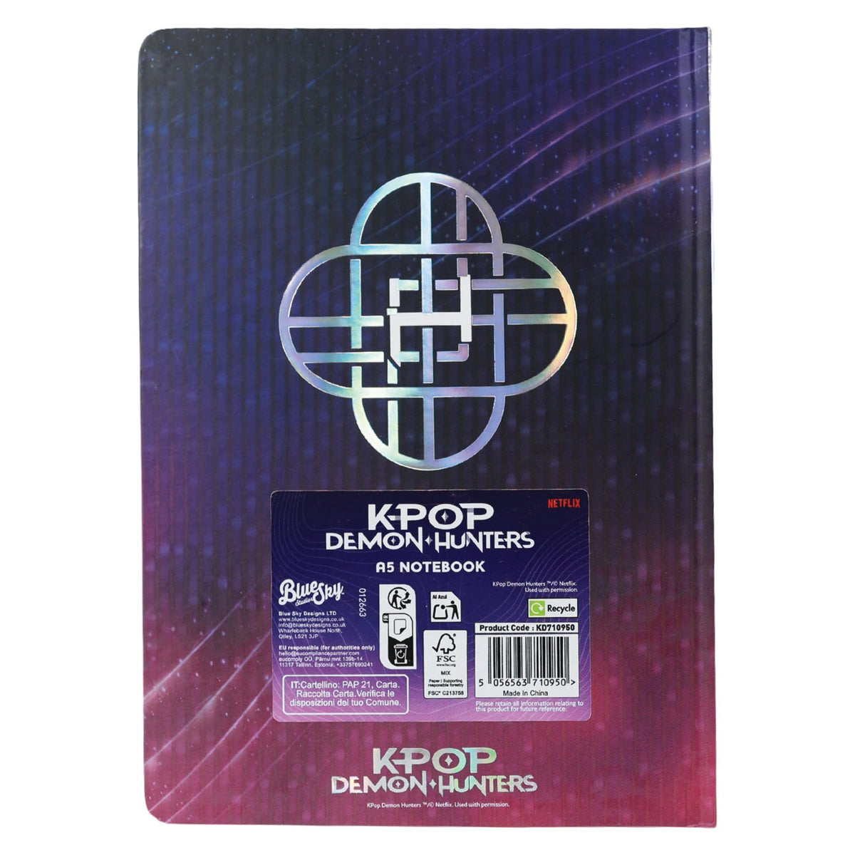 Product image KPop Demon Hunters A5 Notebook Huntr/x