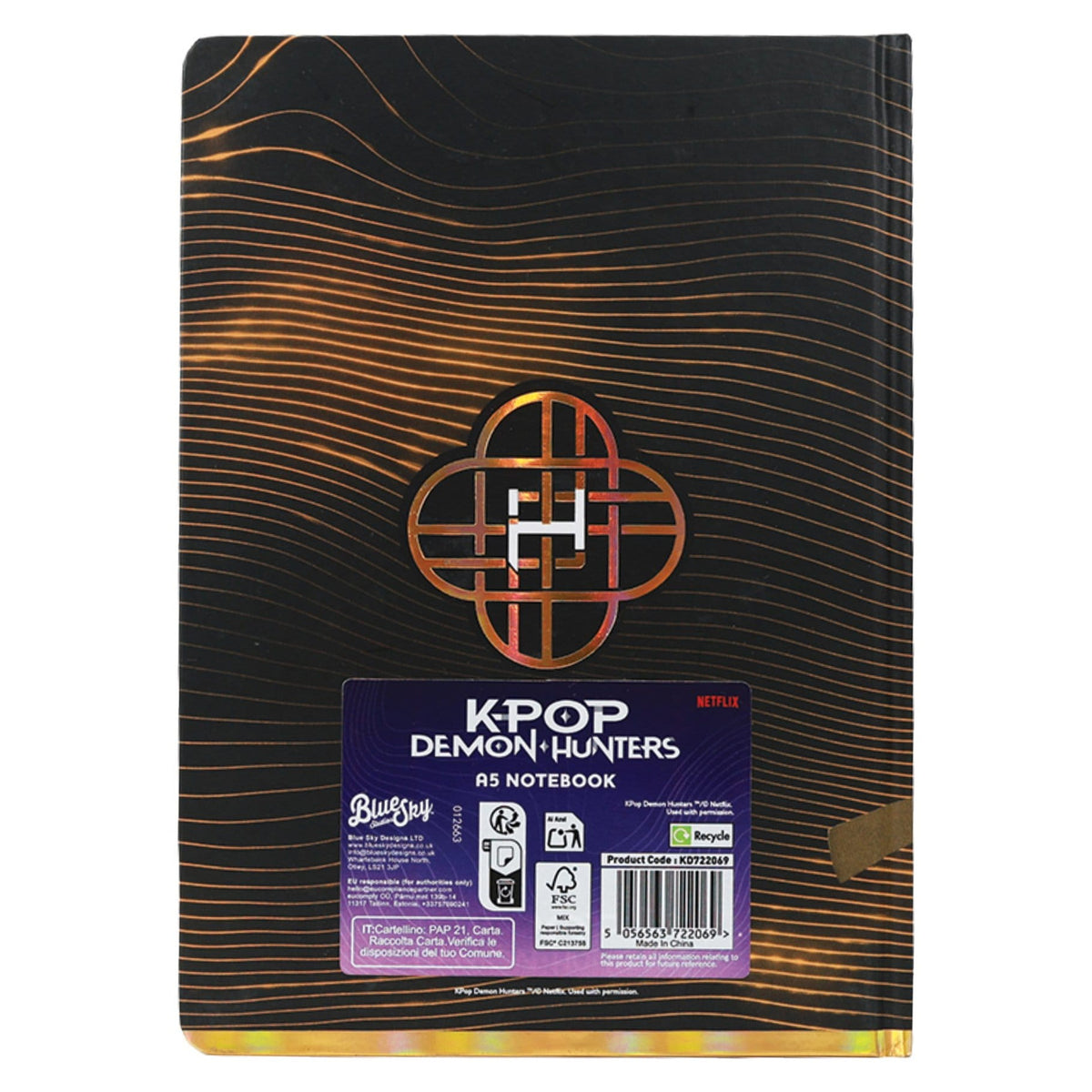 Immagine del prodotto KPop Demon Hunters Quaderno A5 Golden