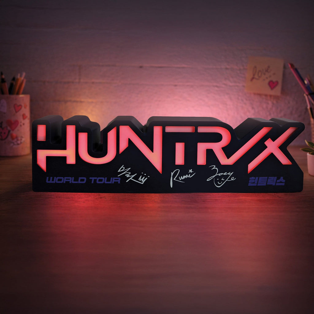 Image produit Lampe KPop Demon Hunters logo Huntr/x