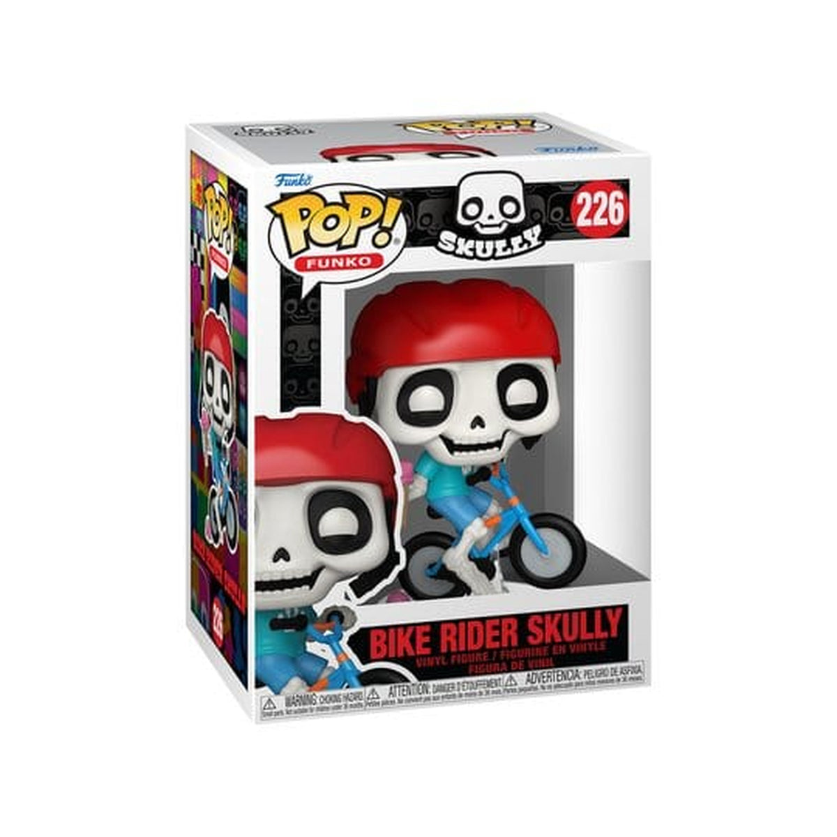 Produktbild Funko Legacy POP! Icons Vinyl Figur Bike Rider Skully 9 cm