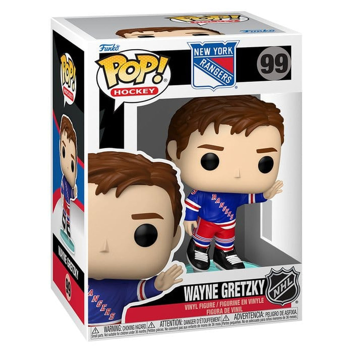 Immagine del prodotto Personaggio in vinile POP! NHL Legends - Wayne Gretzky (NYR-FW) 9 cm