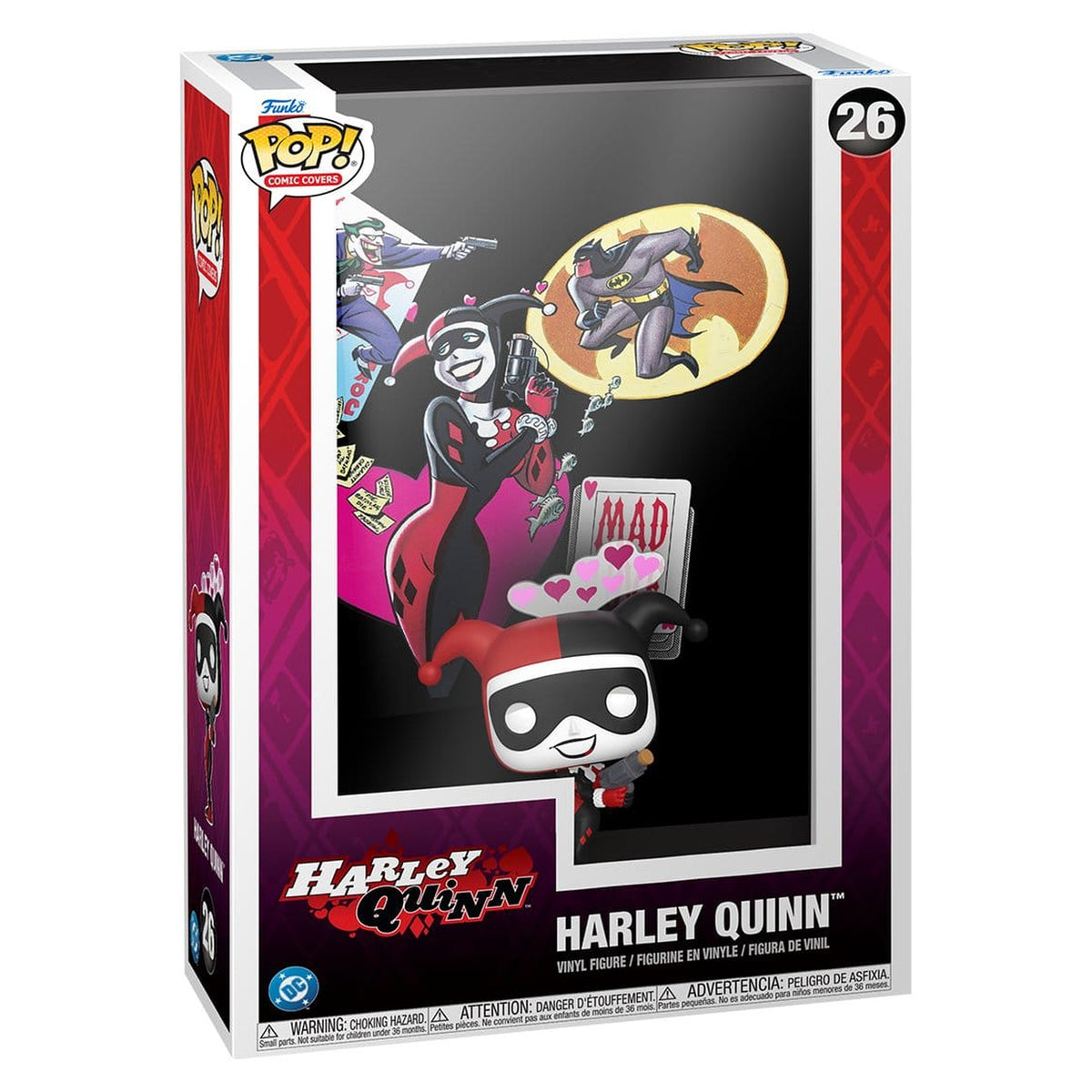 Immagine del prodotto DC Comics POP! Comic Covers statuetta in vinile Harley Quinn 9 cm