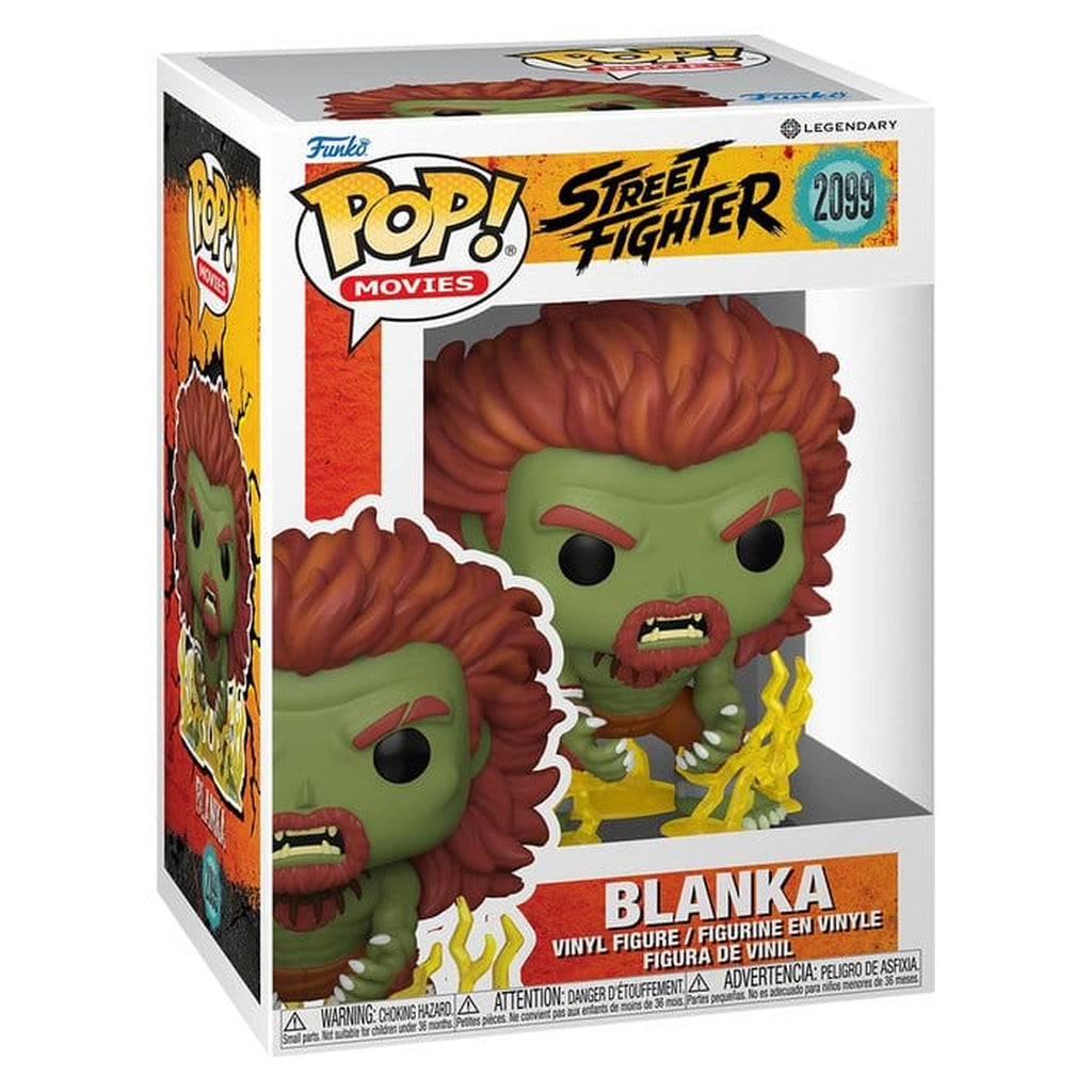 Image produit Street Fighter (2026) POP! Movies Figurine en vinyle Blanka 9 cm