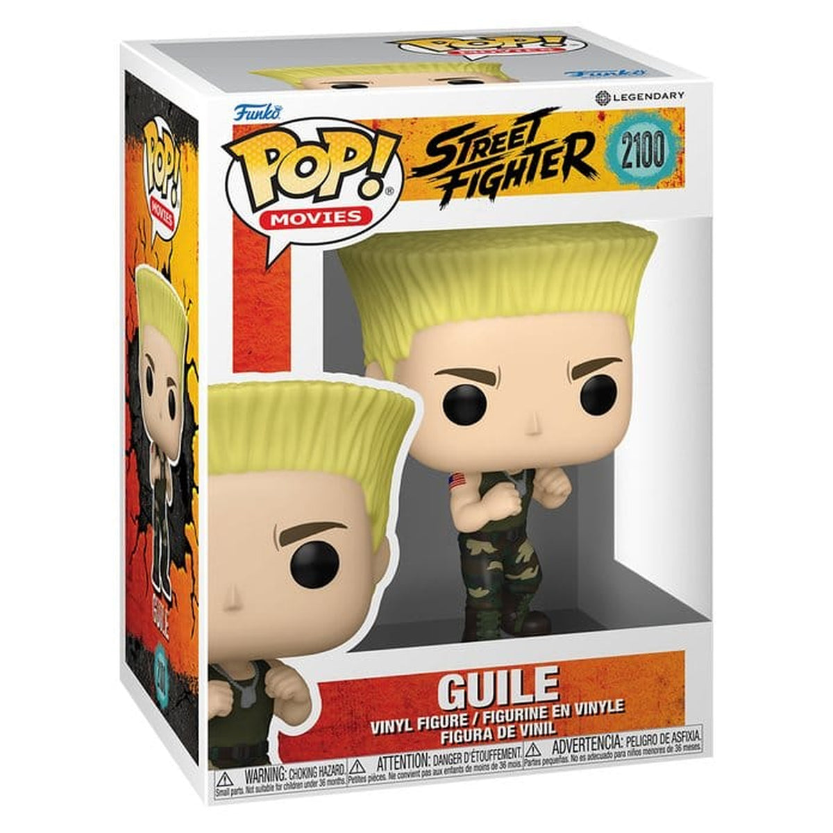 Immagine del prodotto Street Fighter (2026) POP! Movies Figura in vinile Guile 9 cm