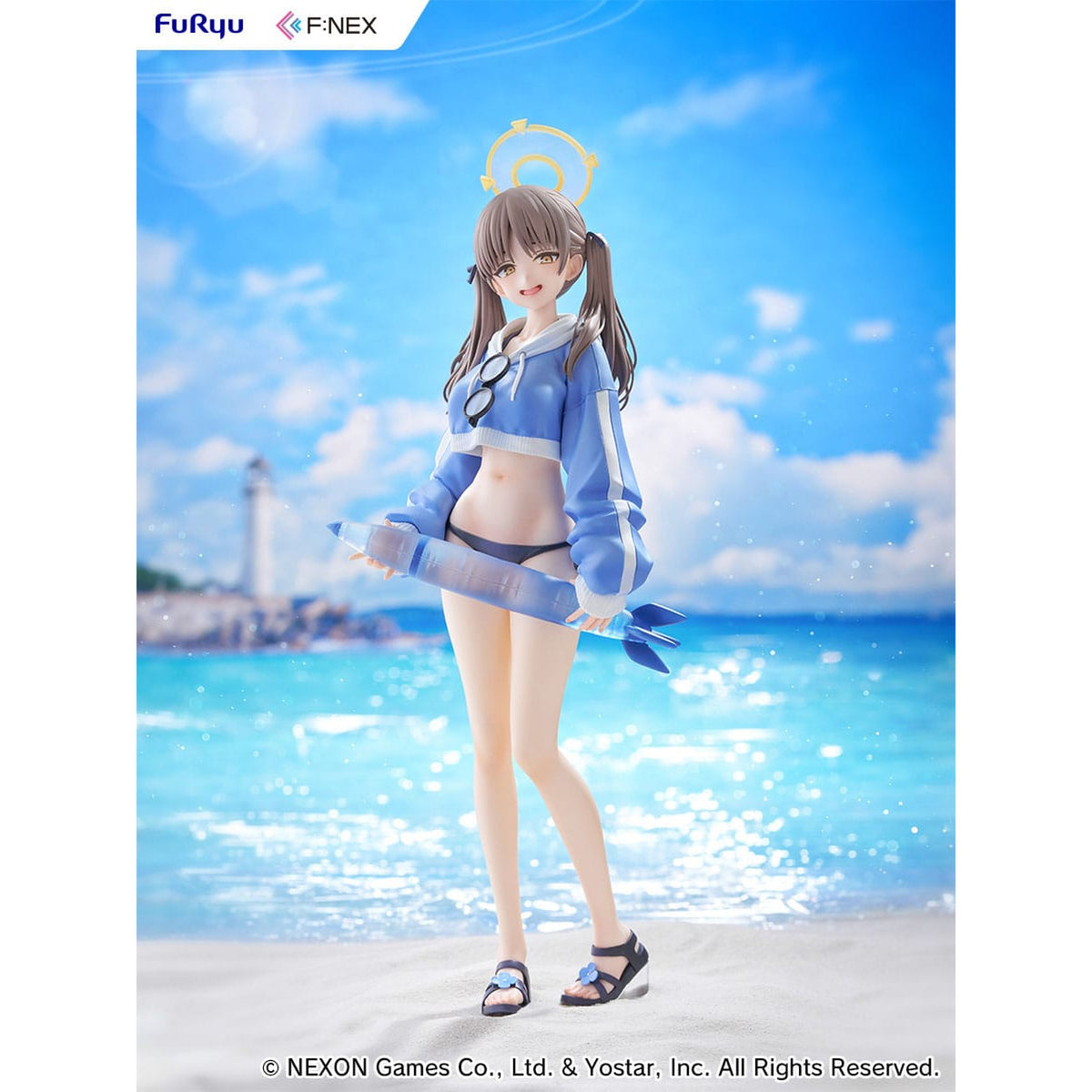 Image produit Blue Archive F:Nex figurine PVC 1/7 Moe (maillot de bain) 27 cm