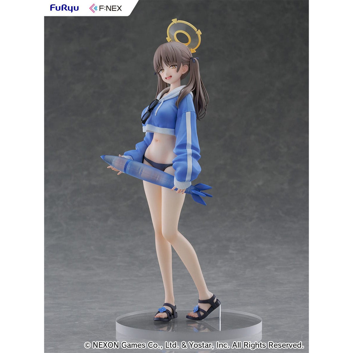Image produit Blue Archive F:Nex figurine PVC 1/7 Moe (maillot de bain) 27 cm