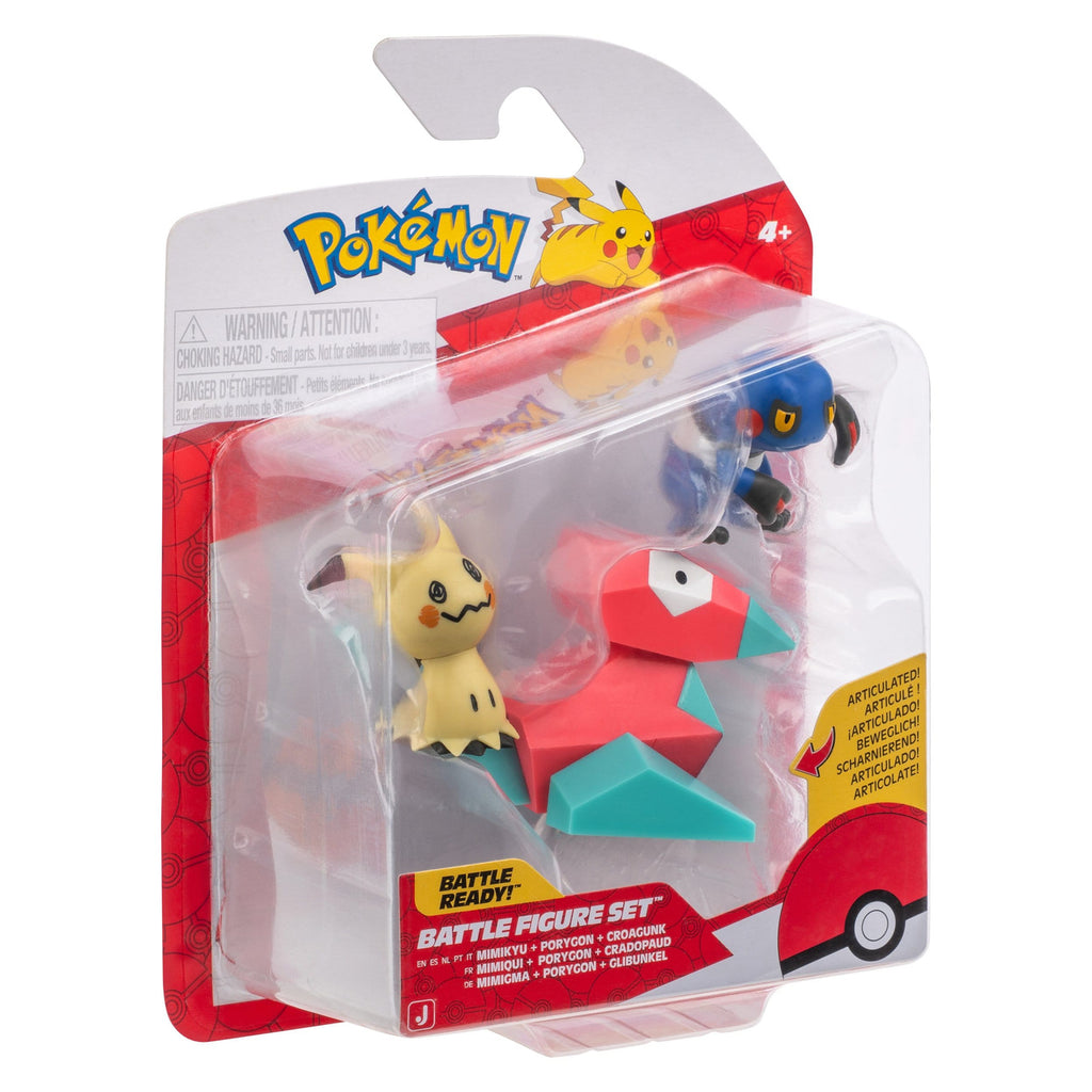 Produktbild Pokémon Battle Figure Actionfiguren 3er-Pack Mimigma,