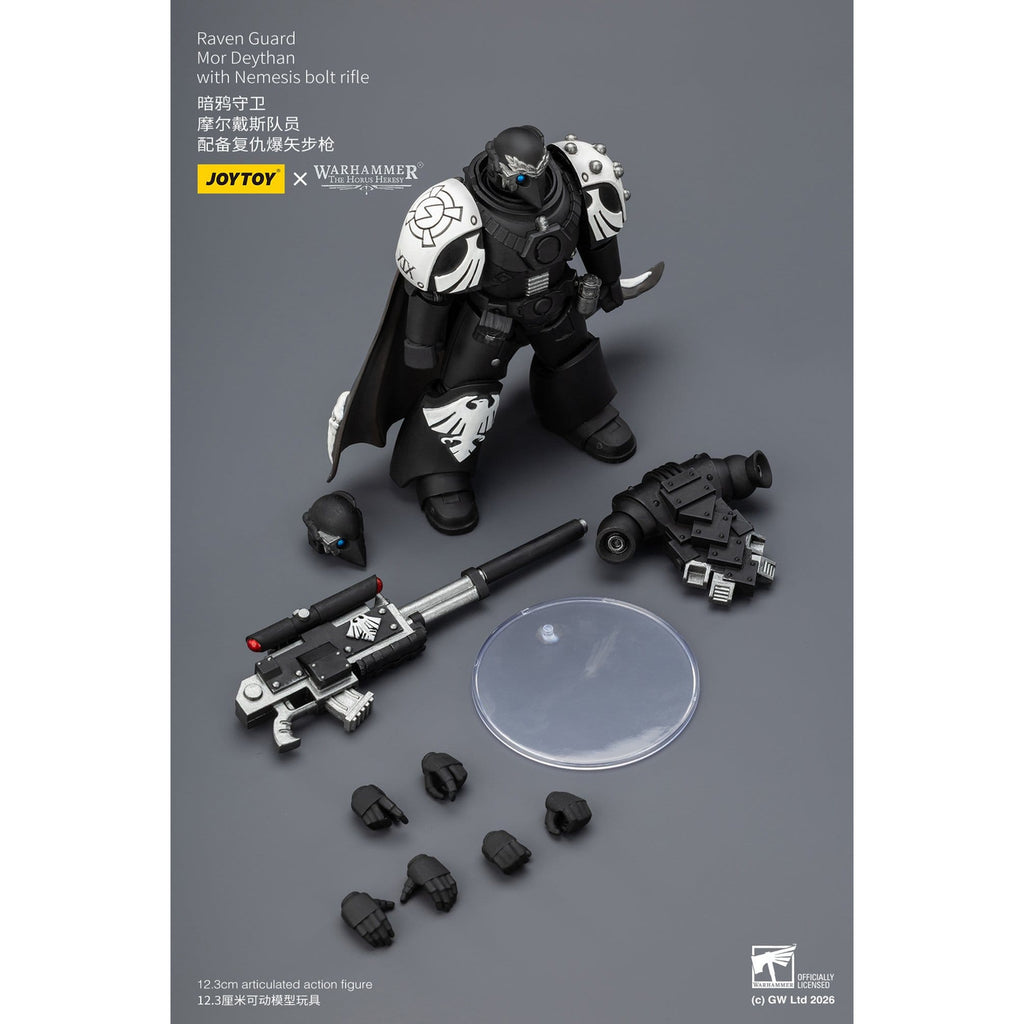 Produktbild Warhammer 40,000 Actionfigur Raven Guard Mor Deythan 12 cm
