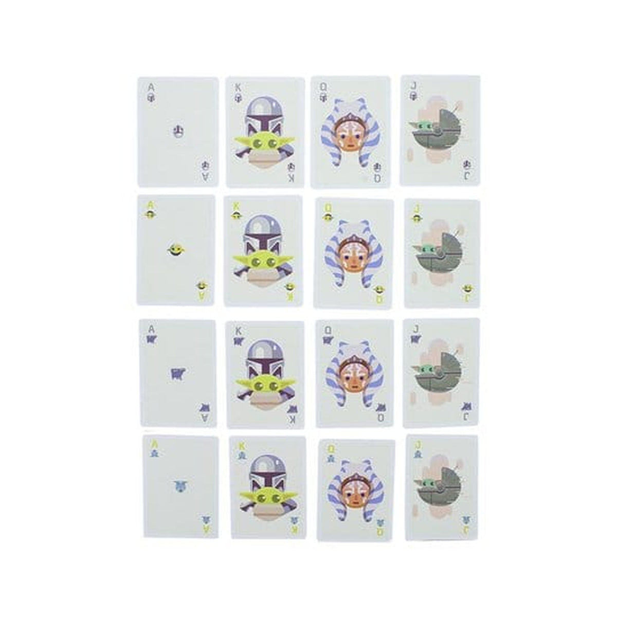 Produktbild Star Wars: The Mandalorian Spielkarten Grogu