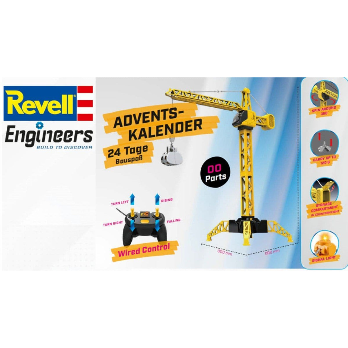 Produktbild Revell Engineers Adventskalender Mega Crane