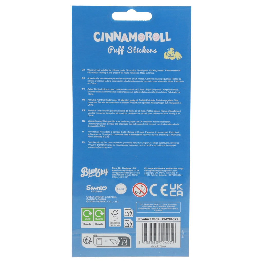 Produktbild Sanrio Sticker-Set Cinnamoroll
