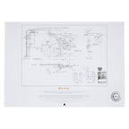 Produktbild Der Herr der Ringe Bauplan Kunstdruck Beutelsend 59 x 42 cm